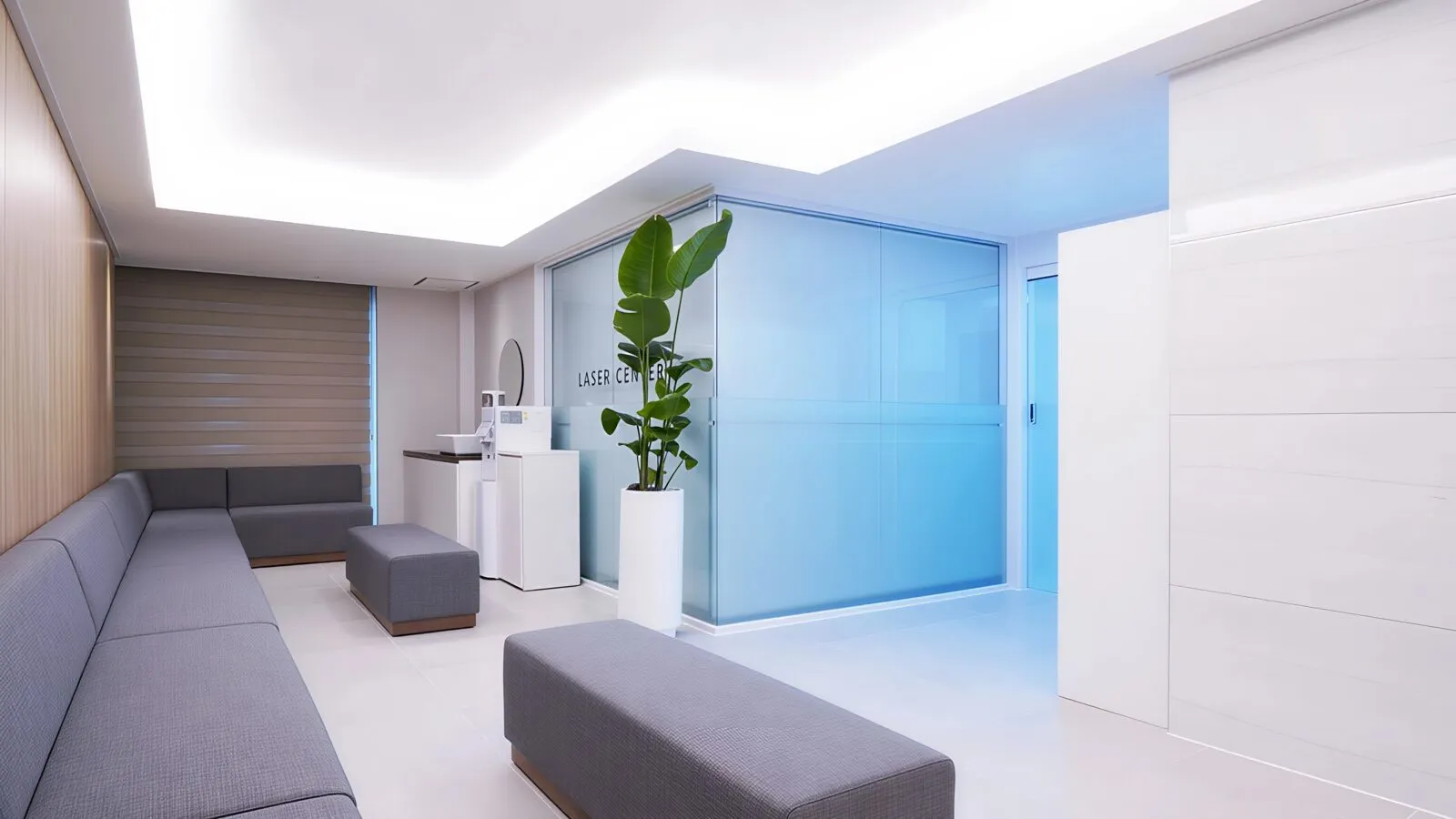 Interior of EYEONCE Eye Clinic in Gangnam, Seoul