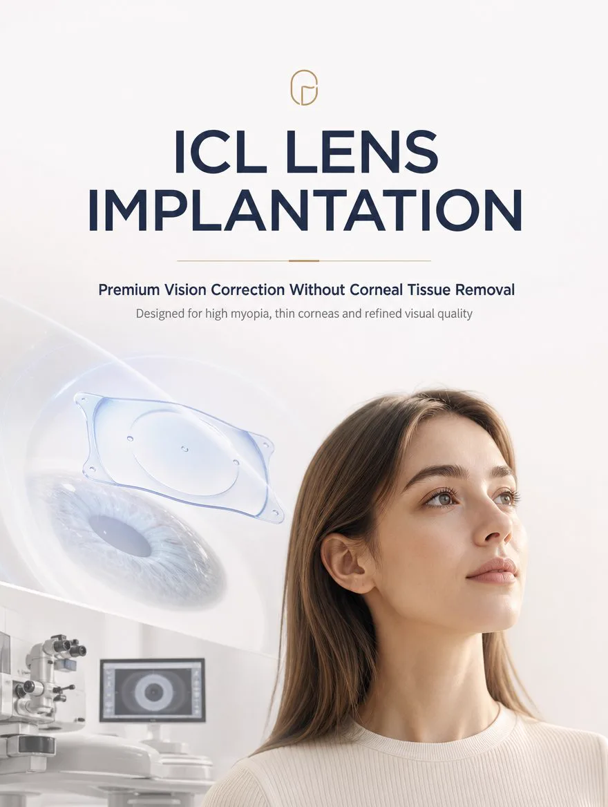 ICL lens implant for high myopia Korea
