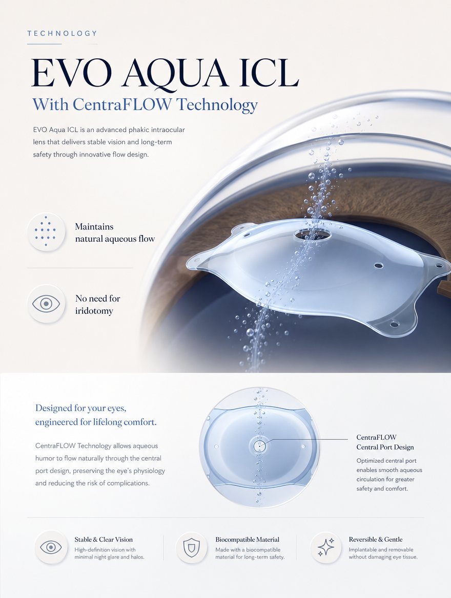 EVO Aqua ICL with CentraFLOW technology at EYEONCE Seoul