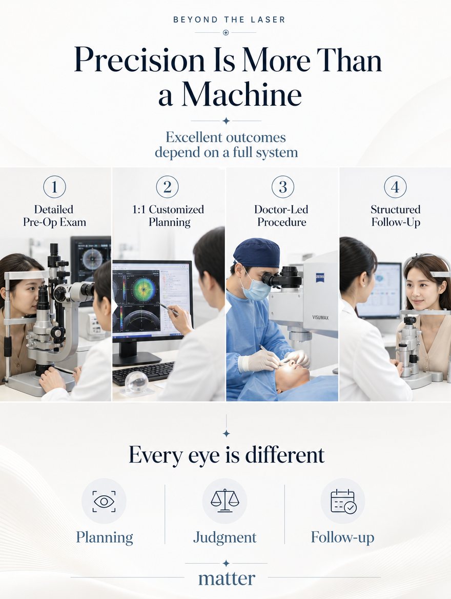 서울 EYEONCE 안과의 SMILE PRO 시력교정 — 10